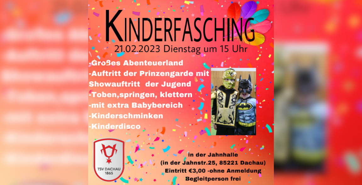 Kinderfasching 2023