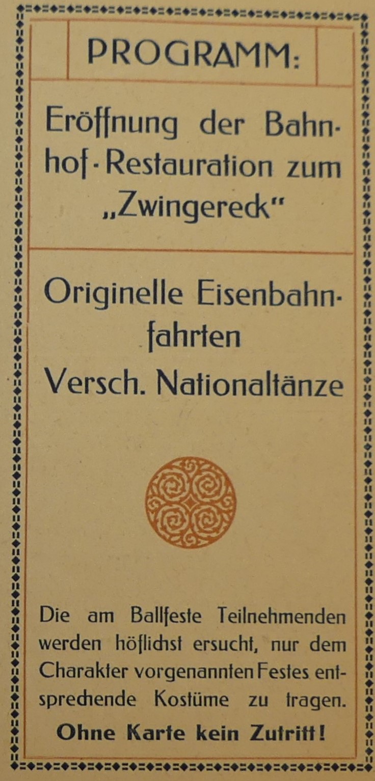 Am 27. Januar 1912 fand der Maskenball des Turnverein Dachau von 1865 statt